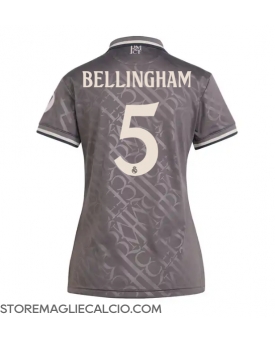Real Madrid Jude Bellingham #5 Maglia Gara Terza Repliche 2024-25 Donna